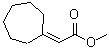 structure of CAS# 92984-49-1, Methyl cycloheptylideneacetate;ZINC02244218