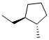CAS#: 930-90-5， trans-1-Ethyl-2-methylcyclopentane