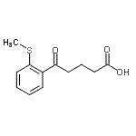 结构式 CAS# 930116-83-9, 5-[2-(甲硫基)苯基]-5-氧代戊酸