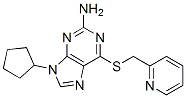 CAS#: 93014-76-7， 9-Cyclopentyl-6-((2-Pyridinylmethyl)Thio)-9H-Purin-2-Amine
