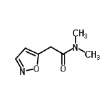 CAS 登录号：930773-35-6， N,N-二甲基-2-(1,2-恶唑-5-基)乙酰胺