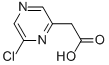 structure of CAS# 930798-25-7, 6-Chloro-2-Pyrazineacetic Acid;(6-CHLOROPYRAZIN-2-YL)ACETIC ACID