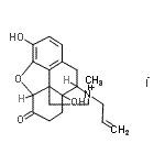 structure of CAS# 93302-47-7, 17-Allyl-3,14-dihydroxy-17-methyl-6-oxo-4,5-epoxymorphinan-17-ium iodide;17-Allyl-<wbr>3,14-dihy<wbr>droxy-17-<wbr>methyl-6-<wbr>oxo-4,5-e<wbr>poxymorph<wbr>inan-17-i<wbr>um iodide;17-Allyl-<wbr>3,14-dihy<wbr>droxy-17-<wbr>methyl-6-<wbr>oxo-4,5-e<wbr>poxymorph<wbr>inan-17-i<wbr>umiodid;Iodure de<wbr> 17-allyl<wbr>-3,14-dih<wbr>ydroxy-17<wbr>-méthyl-6<wbr>-oxo-4,5-<wbr>epoxymorp<wbr>hinane-17<wbr>-ium