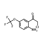 CAS 登录号：934829-56-8， 1-[2-氨基-5-(三氟甲氧基)苯基]-2-氯乙酮