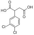 structure of CAS# 93553-81-2, 2-(3,4-Dichlorophenyl)-Butanedioic Acid;2-(3,4-Dichlorophenyl)Butanedioic Acid;2-(3,4-DICHLORO-PHENYL)-SUCCINIC ACID