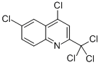 structure of CAS# 93600-20-5, 4,6-Dichloro-2-Trichloromethyl-Quinoline;4,6-Dichloro-2-Trichloromethyl-Quinoline;Qu034