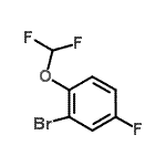 结构式 CAS# 936249-94-4, 2-溴-1-(二氟甲氧基)-4-氟苯