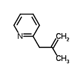 结构式 CAS# 936621-16-8, 2-(2-甲基丙-2-烯基)吡啶