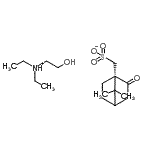 CAS#: 93777-03-8， N,N-Diethyl-2-hydroxyethanaminium [(1S)-7,7-dimethyl-2-oxobicyclo[2.2.1]hept-1-yl]methanesulfonate