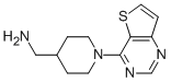 结构式 CAS# 937795-94-3, 1-噻吩并[3,2-d]嘧啶-4-基-4-哌啶甲胺