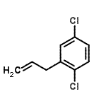 结构式 CAS# 93794-95-7, 2-烯丙基-1,4-二氯苯