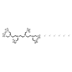 CAS#: 93919-80-3， P,P'-[1,2-ethanediylbis[[[2-[bis(phosphonatomethyl)amino]ethyl]imino]methylene]]bis-Phosphonate potassium salt (1:6)