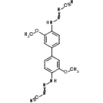 CAS 登录号：93940-21-7， 3-[4'-(3-氰基-1-三氮烯-1-基)-3,3'-二甲氧基-4-联苯基]-1-三氮烯-1-甲腈