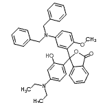 CAS 登录号：93964-68-2， 3-[5-(二苄基氨基)-2-甲氧基苯基]-3-[4-(二乙基氨基)-2-羟基苯基]-2-苯并呋喃-1(3H)-酮