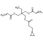 CAS 登录号：93965-18-5， 2-[(丙烯酰氧基)甲基]-2-({[3-(1-氮丙啶基)丙酰]氧基}甲基)丁基丙烯酸酯