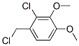 structure of CAS# 93983-14-3, 2-Chloro-1-(Chloromethyl)-3,4-Dimethoxybenzene;2-Chloro-1-(Chloromethyl)-3,4-Dimethoxy-Benzene