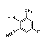 CAS 登录号：939990-04-2， 2-氨基-5-氟-3-甲基苯甲腈