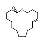 CAS 登录号：94022-32-9， (13E)-氧杂环十七碳-13-烯-2-酮