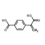 CAS#: 94073-70-8， 4-(1-Carboxyvinyl)benzoic acid