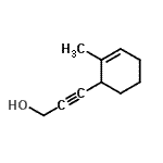 CAS 登录号：94073-82-2， 3-(2-甲基-2-环己烯-1-基)-2-丙炔-1-醇
