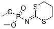 CAS 登录号：941-38-8， N-(1,3-二硫杂环戊-2-亚基)氨基磷酸二甲酯