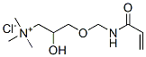 CAS#: 94110-15-3， [2-Hydroxy-3-[[(1-Oxoallyl)Amino]Methoxy]Propyl]Trimethylammonium Chloride