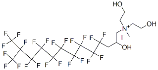 CAS 登录号：94159-77-0， [双(2-羟基乙基)][2-羟基-4,4,5,5,6,6,7,7,8,8,9,9,10,10,11,11,12,13,13,13-二十氟-12-(三氟甲基)十三烷-1-基]甲基铵碘化物