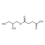 CAS 登录号：94199-49-2， 4-(2,3-二羟基丙氧基)-4-氧代丁酸