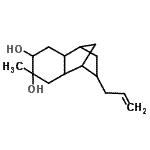 CAS 登录号：94231-82-0， 2-烯丙基十氢-7-甲基-1,4-甲桥萘-6,7-二醇