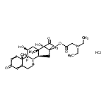 CAS 登录号：94237-33-9， [2-[(8S,9R,10S,11S,13S,14S,16S,17R)-9-氟-11,17-二羟基-10,13,16-三甲基-3-氧代-6,7,8,11,12,14,15,16-八氢环戊烯并[a]菲-17-基]-2-氧代-乙基]2-二乙基氨基乙酸酯盐酸盐