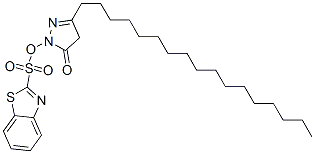 CAS#: 94247-98-0， 2-(3-Heptadecyl-4,5-Dihydro-5-Oxo-1H-Pyrazol-1-Yl)Benzothiazole-4-sulphonic Acid