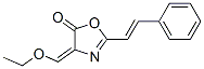 CAS 登录号：94271-08-6， 2-苯乙烯基-4-乙氧基亚甲基-5-恶唑酮