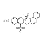 CAS 登录号：94481-50-2， 二钠2,2'-亚甲基二(1-萘磺酸酯)