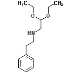 结构式 CAS# 94508-09-5, 2,2-二乙氧基-N-(2-苯基乙基)乙胺