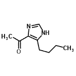 CAS 登录号：945408-32-2， 1-(4-丁基-1H-咪唑-5-基)乙酮