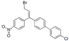 CAS 登录号：94732-97-5， (Z)-4-[3-溴-1-(4-硝基苯基)-1-丙烯基]-4'-氯-1,1'-联苯