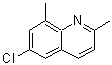 structure of CAS# 948289-20-1, 6-Chloro-2,8-dimethylquinoline