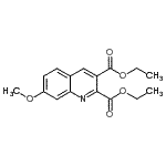CAS#: 948290-96-8， Diethyl 7-methoxy-2,3-quinolinedicarboxylate