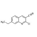 CAS 登录号：948291-76-7， 2-氯-7-乙基-3-喹啉甲腈