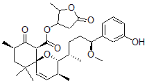 CAS#: 95069-54-8， (2R,6S,7S,9R)-2alpha-[(1S,4S)-4-(3-Hydroxyphenyl)-4-Methoxy-1-Methylbutyl]-3beta,9,11,11-Tetramethyl-8-Oxo-1-Oxaspiro[5.5]Undec-4-Ene-7-Carboxylic Acid (2R,3R)-Tetrahydro-2-Methyl-5-Oxofuran-3-Yl Ester