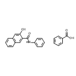CAS#: 95490-30-5， 3-Hydroxy-N-phenyl-2-naphthamide benzoate (1:1)