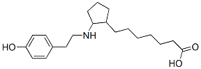 CAS#: 95603-54-6， 7-(2-(4-Hydroxyphenethylamino)Cyclopentyl)Heptanoic Acid