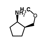 CAS 登录号：956722-42-2， (1R,2S)-2-(甲氧基甲基)环戊烷胺