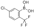 结构式 CAS# 957061-11-9, B-[2-氯-3-(三氟甲基)苯基]-硼酸