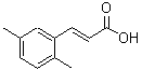 structure of CAS# 95883-10-6, (2E)-3-(2,5-Dimethylphenyl)acrylic acid;(2E)-3-(2,5-dimethylphenyl)prop-2-enoic acid;2,5-DIMETHYLCINNAMIC ACID;2,5-DIMETHYLCINNAMICACID