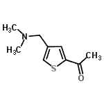 CAS 登录号：959237-37-7， 1-{4-[(二甲基氨基)甲基]-2-噻吩基}乙酮