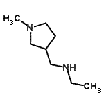 structure of CAS# 959239-24-8, N-[(1-methylpyrrolidin-3-yl)methyl]ethanamine;ethyl[(1-methyl-3-pyrrolidinyl)methyl]amine;ethyl[(1-methylpyrrolidin-3-yl)methyl]amine;N-((1-methylpyrrolidin-3-yl)methyl)ethanamine