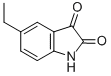 structure of CAS# 96202-56-1, 5-Ethyl-1H-Indole-2,3-Dione;5-Ethylindoline-2,3-Dione;5-Ethylisatin;Zinc02573265