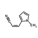 CAS#: 96238-45-8， (2Z)-3-(1-Methyl-1H-pyrrol-2-yl)acrylonitrile
