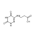 CAS 登录号：96360-24-6， N-(3,5-二氧代-2,3,4,5-四氢-1,2,4-三嗪-6-基)-beta-丙氨酸